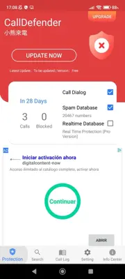 Call Defender android App screenshot 0